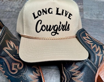 Long Live Cowgirls   trucker Hat, Hat Chain, Morgan Wallen Hat,