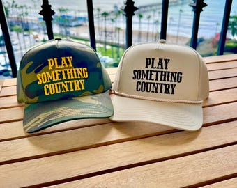 Spielen Sie etwas Country Khaki Trucker Hat