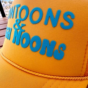 LiMITED Pontoons and High Noons Summer Boat Coastal Trucker Hat image 3