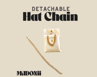 Detachable Hat Chains, Trucker Hat Chain, SnapBack