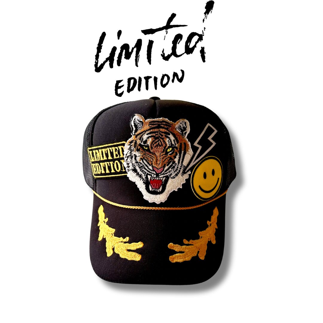 Roaring Tiger Trucker Hat - Etsy