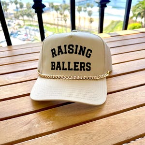 Raising Ballers Khaki Trucker Hat