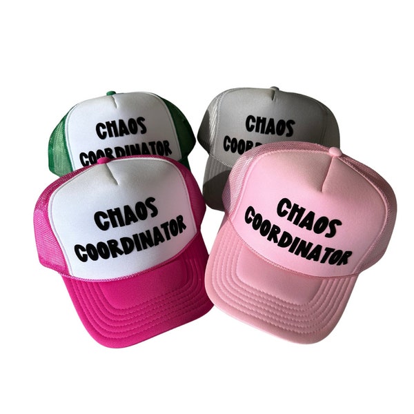 SALE Chaos Coordinator  Trucker Hat