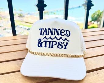 Gebräunter und beschwipster Trucker Hut, verstellbarer Hut, Snapback, lustiger Hut