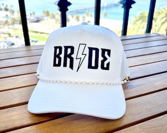 Bride White trucker Hat