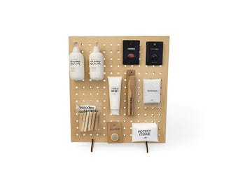 Collapsible Pegboard Display: Portable Craft Fair Organizer (13x15")