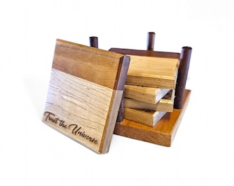 Custom wood coasters, personalized wood gifts, birthday, brothers gift, gift for dad, fathers day
