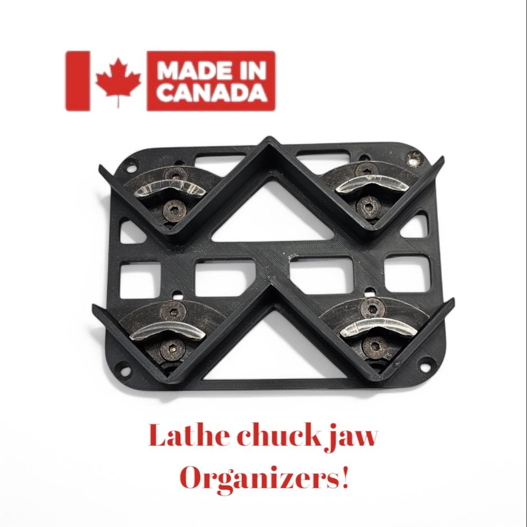 Lathe Chuck Jaws Organizer: Wall Mount for Oneway Stronghold
