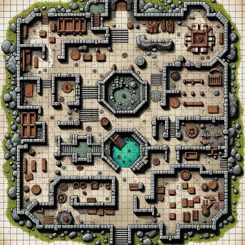 Digital Download DND Pack With Grid Lines and Top Down - Etsy