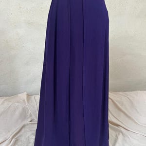 Votes for Women! 1910s deep purple silk suffragette skirt
