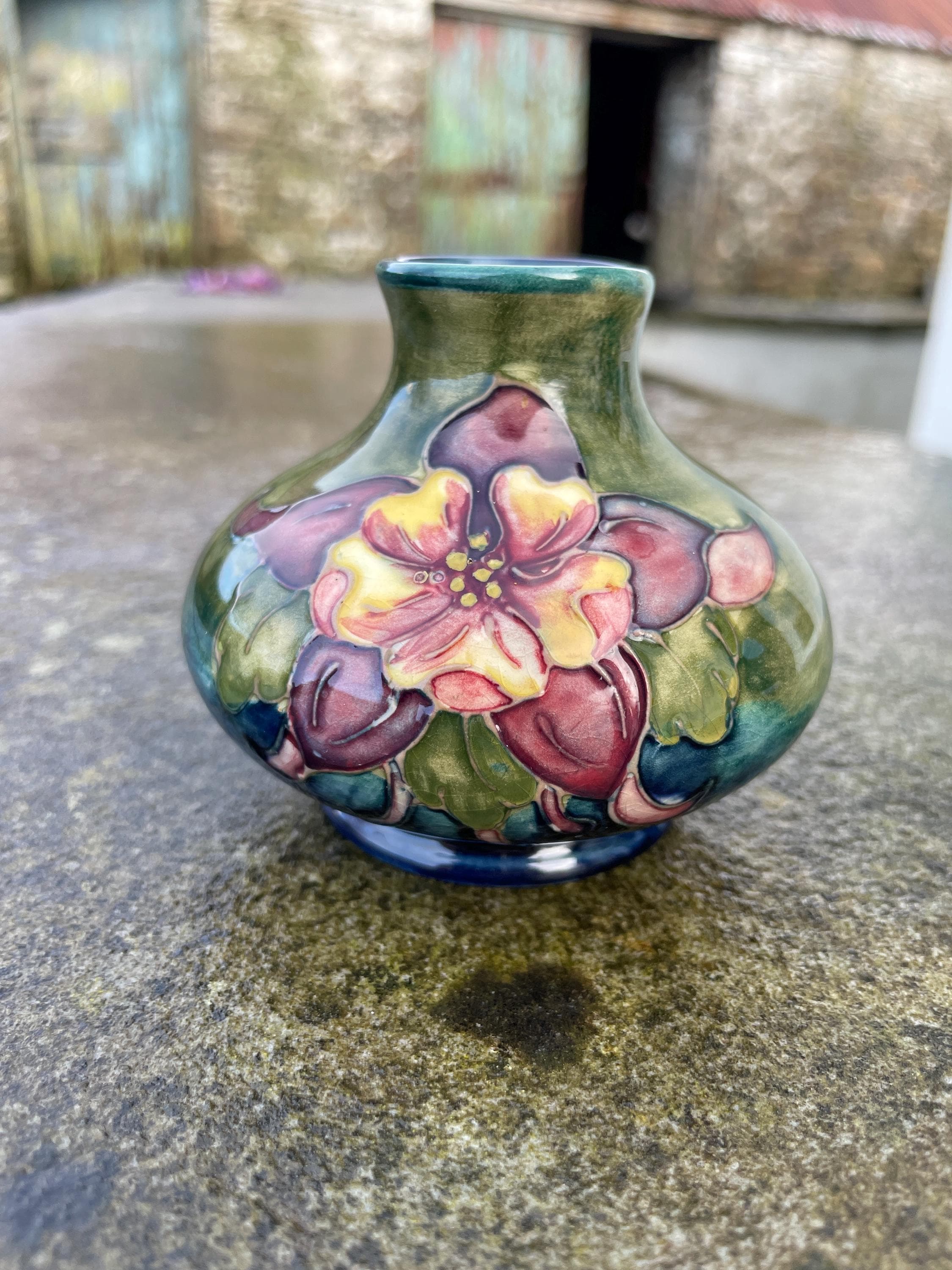 Small Moorcroft Vase - Etsy Canada