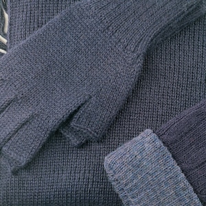 Baby Alpaca Hat (Beanie) Alpaca Fingerless Gloves and Alpaca Scarf (Chalina) Gift Set