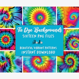 Tie Dye PNG, Tie Dye Digital Paper, Tie Dye Backgrounds, Tie Dye Digital Background, Scrapbooking Paper, Tie Dye Pattern, Scrapbook Paper