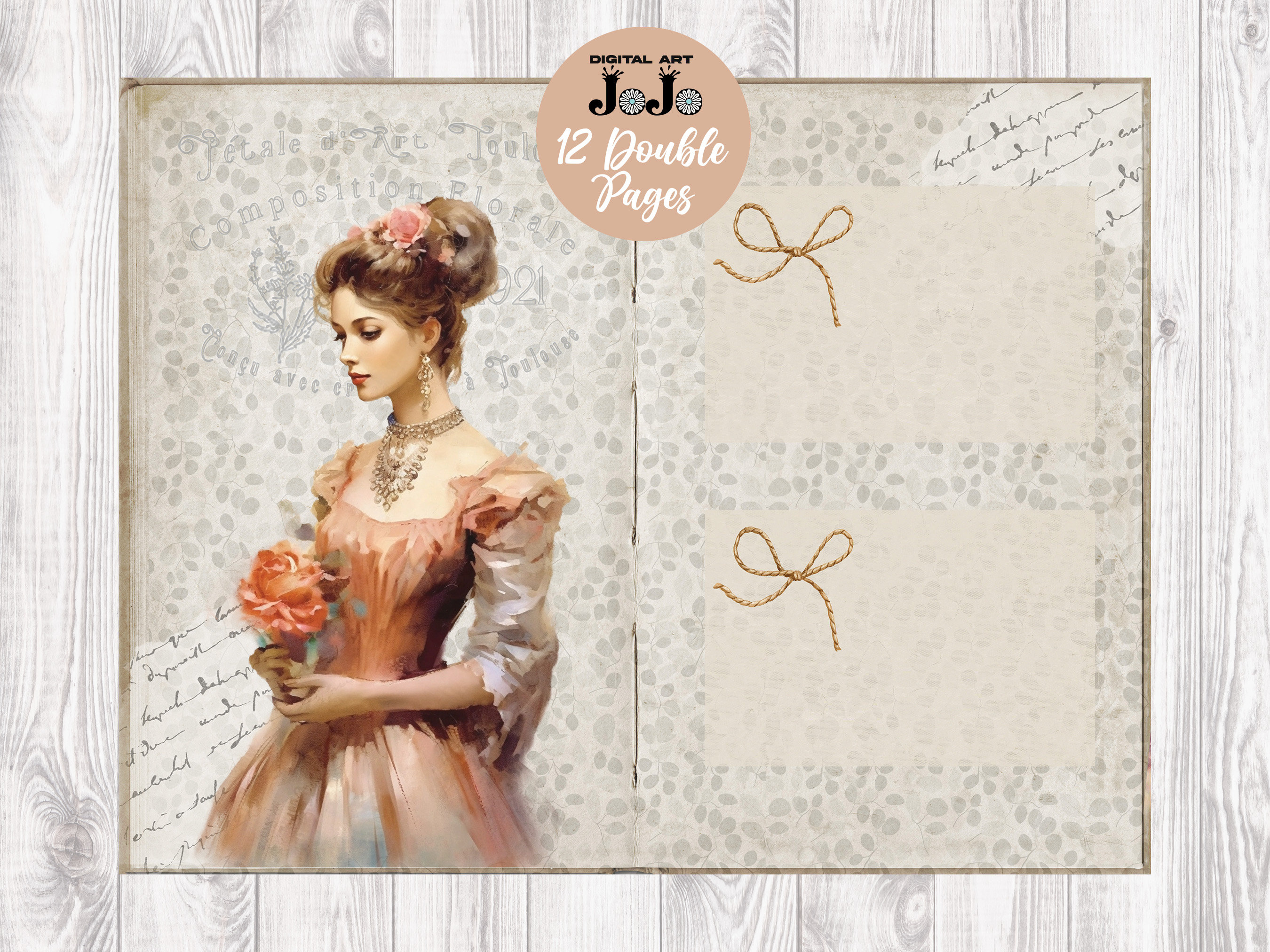Vintage Victorian Junk Journal Printable Papers Vintage - Etsy