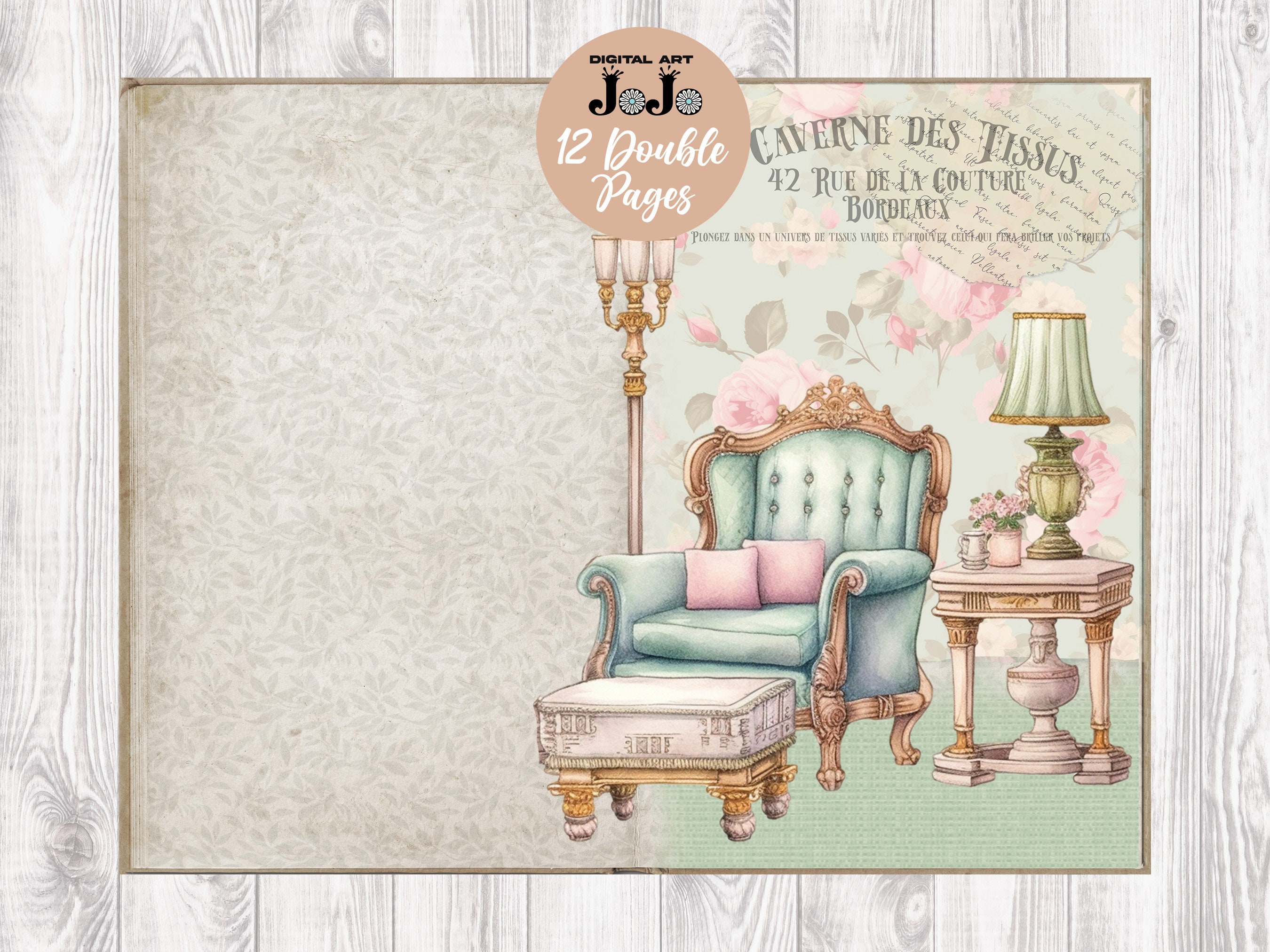 Vintage Victorian Junk Journal Printable Papers Vintage - Etsy