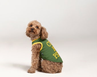 Dog Singlet - Green - Cut But Psycho - Small Breeds (0-15kg) - Dog Clothing - SalyaStoreCo