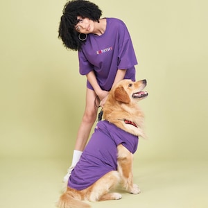 Matching Dog and Owner T-Shirts – Summer Pet and Owner Outfit – Dog Mom Gift Idea
