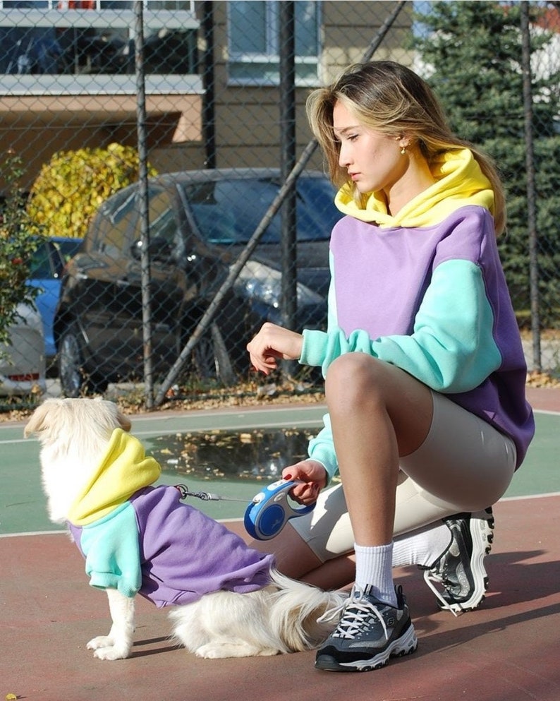 Dog & Human Matching Hoodie Set Positive People Oversize Etsy