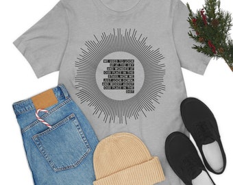 INTERSTELLAR QUOTE - Unisex Jersey T-shirt met korte mouw