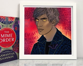 Arcturus (gardien) / L'ordre Mime par Samantha Shannon / Impression artistique illustrée / Cadeaux livresques