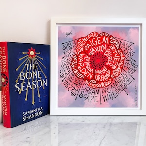 The Bone Season / Illustrated Fine Art Print / Bookish Gifts