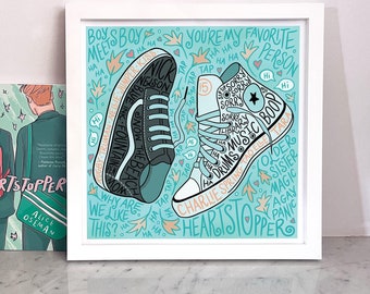 Coup de coeur / Impression d'art / Cadeaux livresques / 2 couleurs