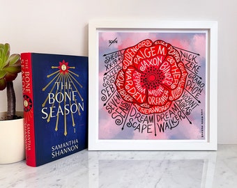 La saison des os / Impression artistique illustrée / Cadeaux livresques