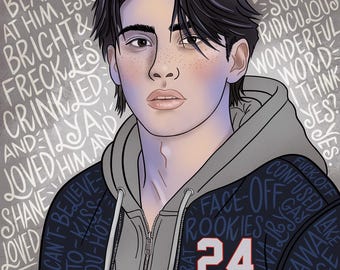 Shane Hollander en téléchargement numérique / rivalité passionnée / illustration dessinée à la main