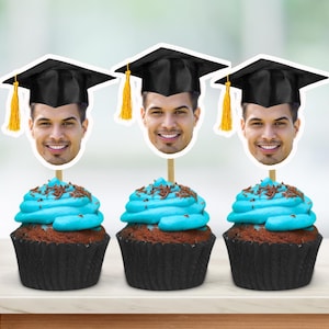 Graduation Cupcake Toppers, Cupcake Toppers Graduation, Graduation Favors, Graduation 2025, Graduation Topper, Grad Party Decor