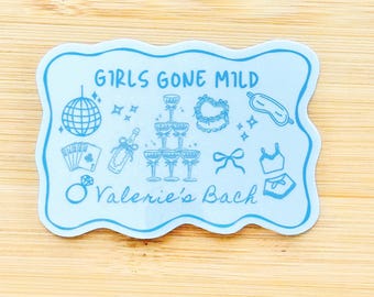 Aufkleber Girls Gone Mild , SCHNELLER VERSAND, Girls Gone Mild Bachelorette Aufkleber, Junggesellinnenabschiede, Bachelorette Girls Gone Mild