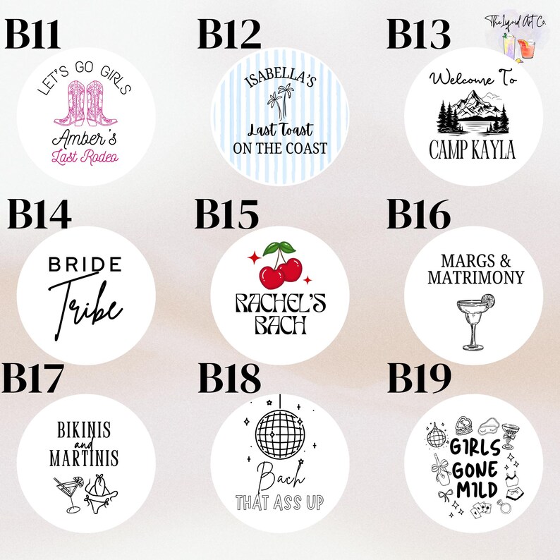 Bikinis und Martinis Bachelorette Custom Drink Toppers, SCHNELLER VERSAND, Martinis und Bikinis Bach, Tequila Bachelorette, Beach Bachelorette Bild 3