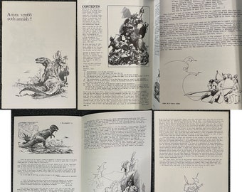 Amra 1976 v2n66 Fantasy Fanzine Conan Roy Krenkel Lin Carter Frank Frazetta Robert E Howard L. Sprague de Camp sci-fi