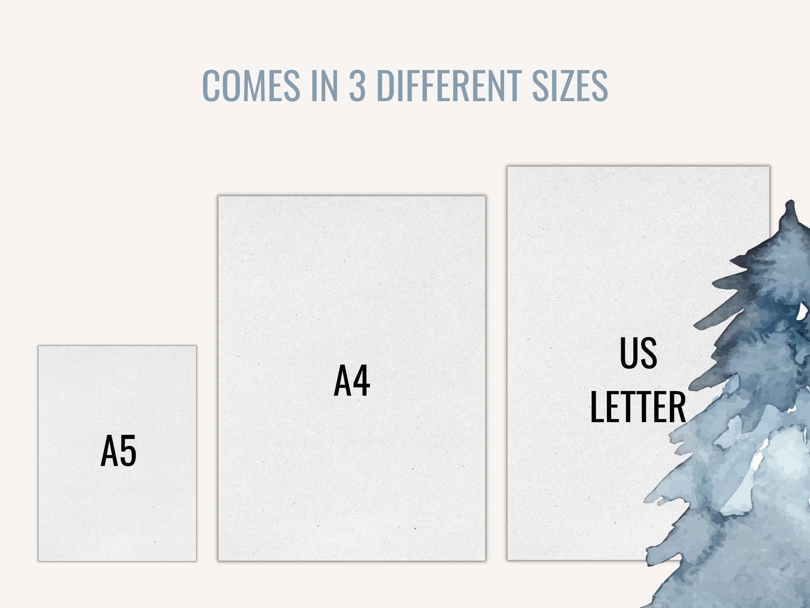 Winter to Do List / Wish List Printable for Planners, Notebooks and Journals, Lined, A4, A5, US ...