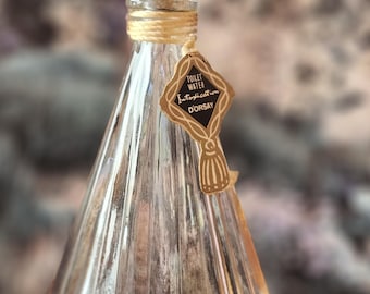 Vintage D'Orsay Intoxication Toilet Water 1 oz Perfume Bottle w/ Original Hang Tag & Plastic topper Art Deco - PARTIAL