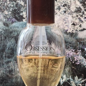 Vintage Obsession for Men by Calvin Klein  1 fl oz (30ml) partial.  Fresh!  Eau de Toilette, EDT