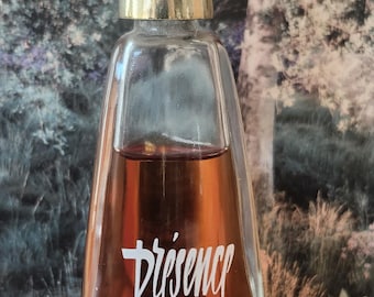 Presence by Houbigant. 1 fl oz splash perfume bottle, EDT, Eau de Toilette. Vintage, Discontinued.