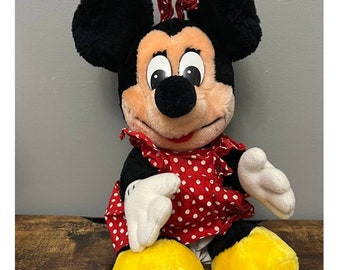 Walt Disney Minnie Mouse Plush Vintage 1980’s