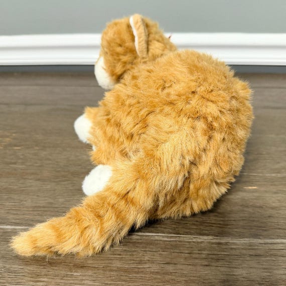 Vintage 1995 Ty Classic AL E Tabby Cat Plush Orange Ginger Stuffed