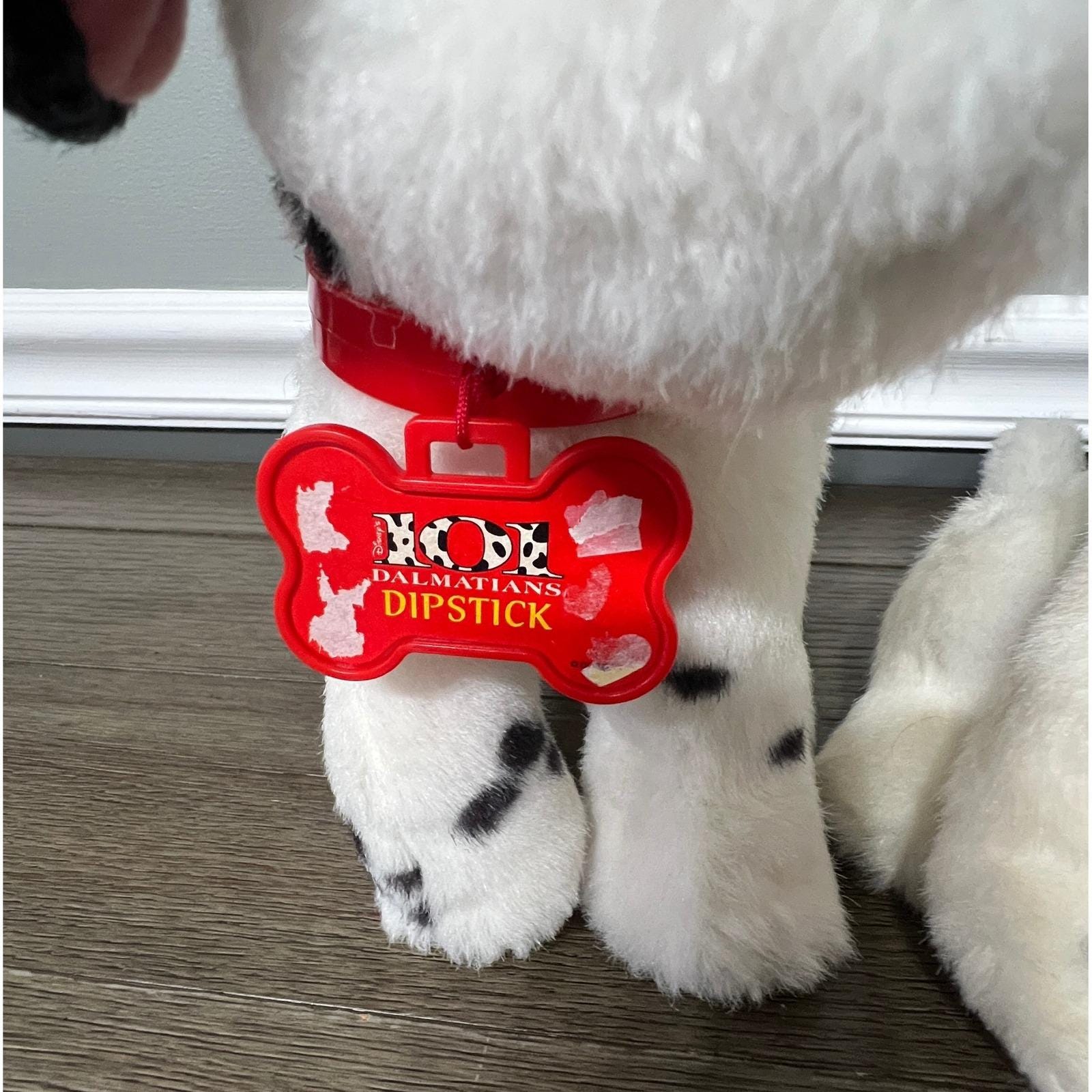 meiji 犬 ぬいぐるみ ディズニー 101匹わんちゃん ぬいぐるみ ディップスティック＆フィ