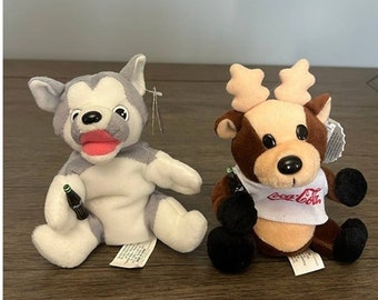 コカコーラ ポーラーベアとコカコーラボトルのぬいぐるみ ヴィンテージ