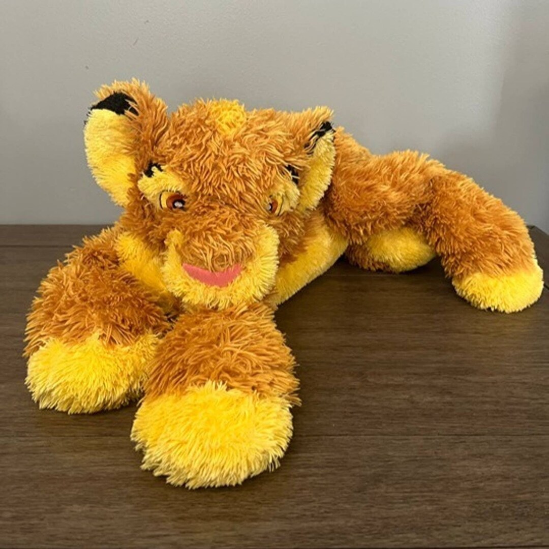 Disney's the Lion King Simba Pillow Pet With Zipper Pouch Etsy