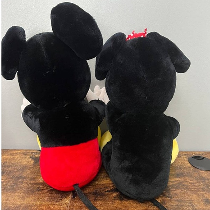 Disneyland Mickey & Minnie Mouse Plush Set Vintage image 3