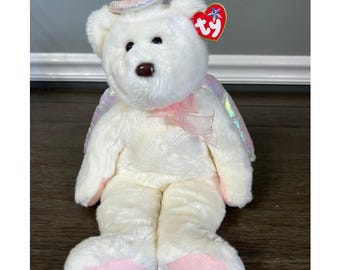 Vintage 1999 Ty Beanie Buddies Halo II Engel Teddy Plüsch