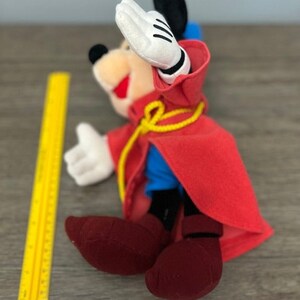 Vintage Walt Disney World Fantasia Sorcerer Mickey Mouse Plush image 4