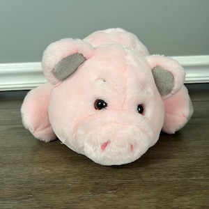 Vintage Commonwealth  Pink Pig Piggy Piglet Plush