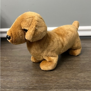 Vintage 1999 TY Beanie Buddy Dachshund Weiner Dog Plush