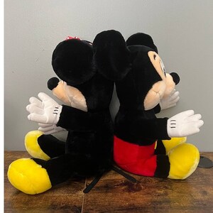 Disneyland Mickey & Minnie Mouse Plush Set Vintage image 2