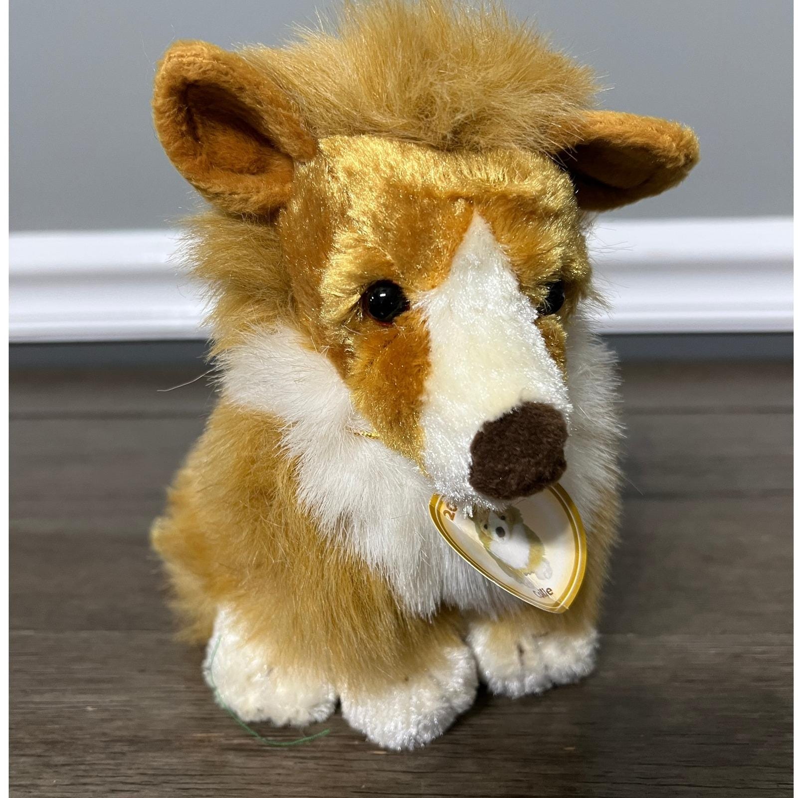 Golden Bear 2001 Collection Collie Dog Plush Stuffed Animal Toy