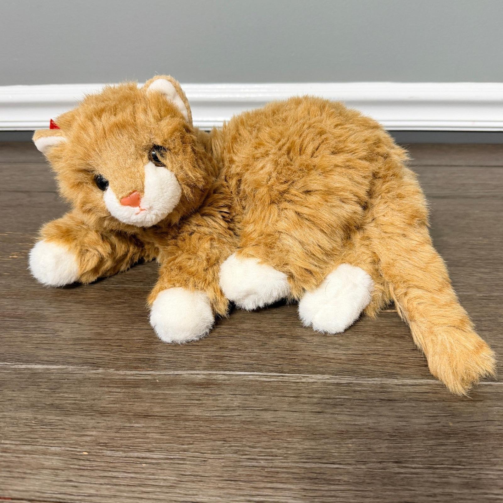 海外ヴィンテージ 猫 ぬいぐるみ アンティークVintage Cat Plush Vintage 1995 Ty Classic AL E Tabby Cat Plush Orange Ginger Stuffed