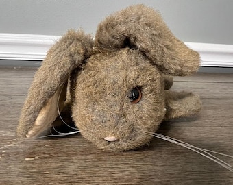 Dakin Bunny Rabbit 1979 Tan Bunny 4X4X2 1970s Plush Vintage Bunny